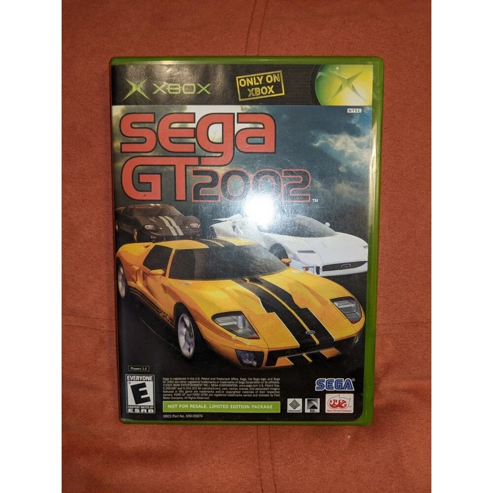 Sega GT 2002 & Jet Set‎ Radio Future, Xbox, Combo Disc, Complete
